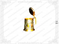 Кружка с позолотой